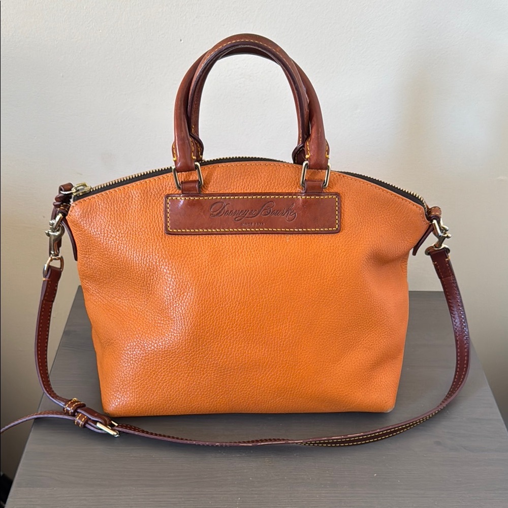 Dooney & Bourke Orange Leather Handbag